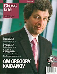 SCF GM Kaidanov Chess for Life Cover